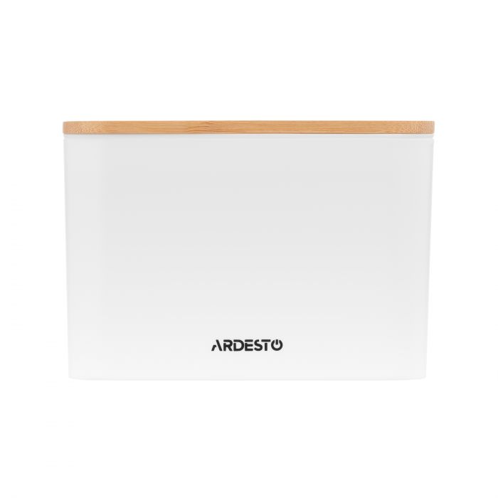 Набір для ванної кімнати Ardesto Minimalism, 3 предмети, поліпропілен, бамбук, білий