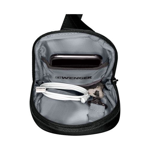 Сумка через плече Wenger XE Compact Crossbody Monosling  RFID Protection , чорний
