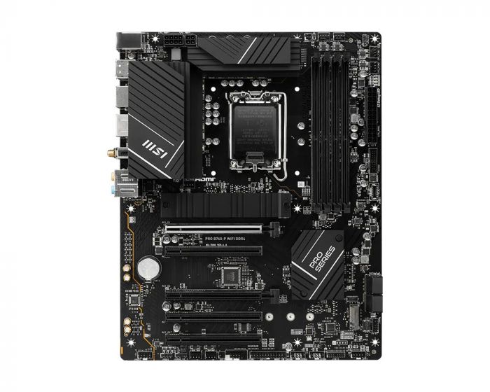 Материнcька плата MSI PRO B760-P WIFI DDR4 s1700 B760 4xDDR4 M.2 HDMI DP ATX