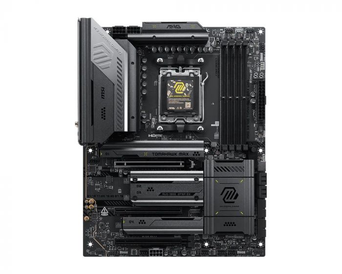 Материнcька плата MSI MAG X870E TOMAHAWK MAX WIFI sAM5 X870E 4xDDR5 M.2 HDMI Wi-Fi BT ATX