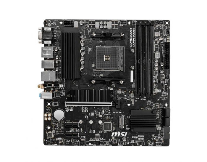 Материнcька плата MSI B550M PRO-VDH WIFI sAM4 B550 4xDDR4 M.2 HDMI DP D-Sub WiFi BT mATX