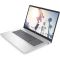 Ноутбук HP 17-cn3041ua 17.3" FHD IPS AG, N200, 8GB, F512GB, UMA, DOS, сріблястий