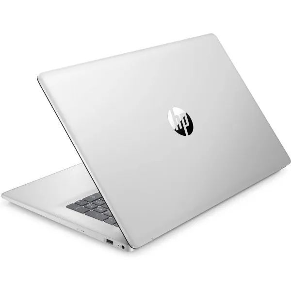 Ноутбук HP 17-cn3041ua 17.3" FHD IPS AG, N200, 8GB, F512GB, UMA, DOS, сріблястий