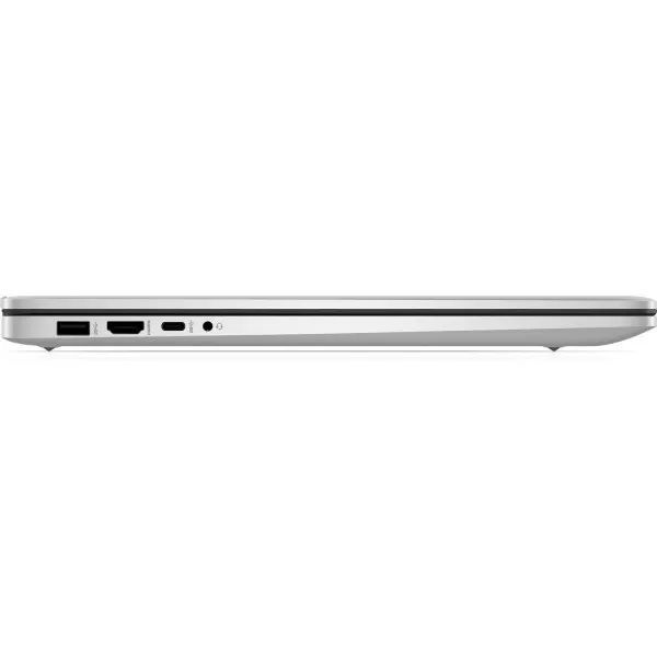 Ноутбук HP 17-cn3041ua 17.3" FHD IPS AG, N200, 8GB, F512GB, UMA, DOS, сріблястий