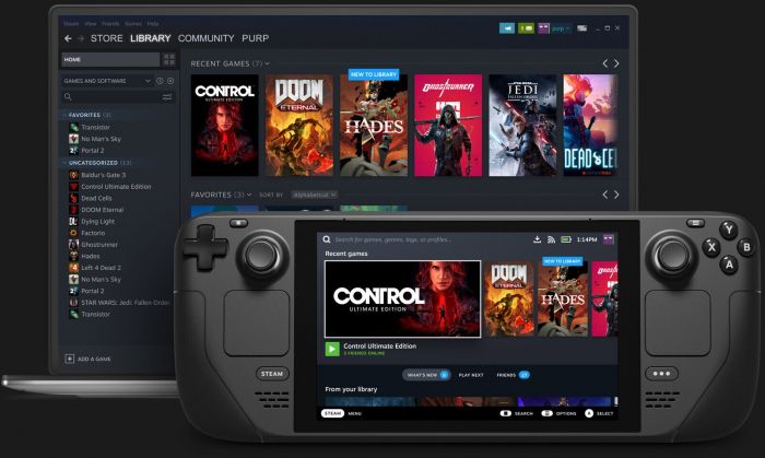 Ігрова консоль Valve STEAM DECK 64GB Certified Refurbished