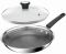 Сковорода Tefal Emotion+ Power, 28см, з кришкою, нержавіюча сталь, серцевина-алюміній, хромована сталь, бакеліт, скло