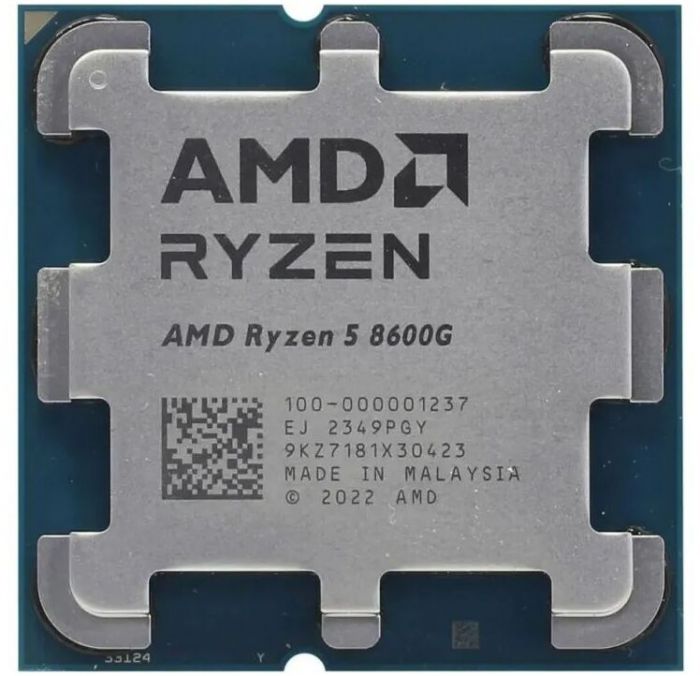 Центральний процесор AMD Ryzen 5 8600G 6C/12T 4.3/5.0GHz Boost 16Mb Radeon Graphics AM5 65W w/o cooler TRAY