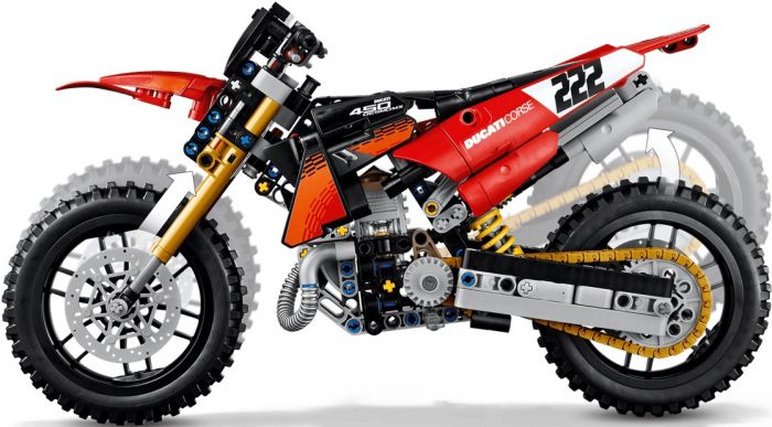 Конструктор LEGO Technic Мотоцикл Ducati Desmo450 MX Factory