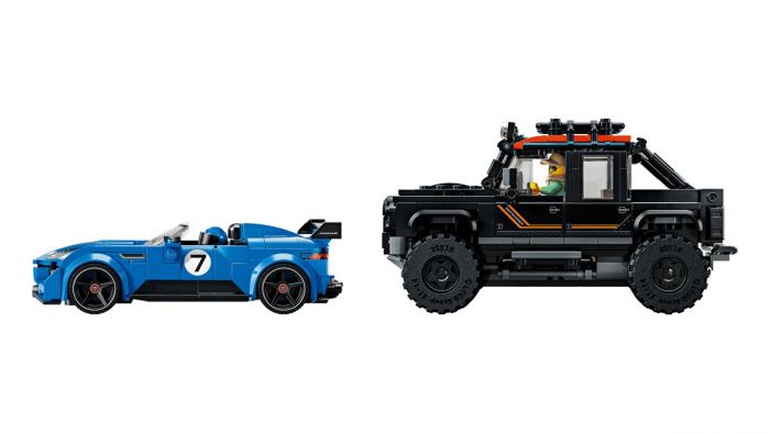 Конструктор LEGO Speed Champions Jaguar Project 7 та Land Rover Defender