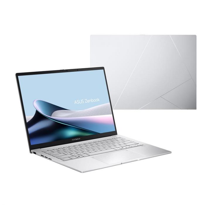 Ноутбук ASUS Zenbook 14 UX3405CA-QL291 14" WUXGA Touch OLED, Intel Ultra 9 285H, 32GB, F1TB, UMA, NoOS, Сріблястий
