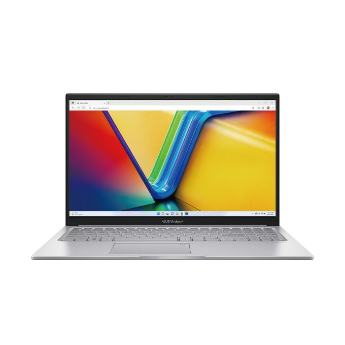 Ноутбук ASUS Vivobook 15 X1504MA-BQ106 15.6" FHD IPS, Intel 5 320, 16GB, F512GB, UMA, NoOS, Сріблястий