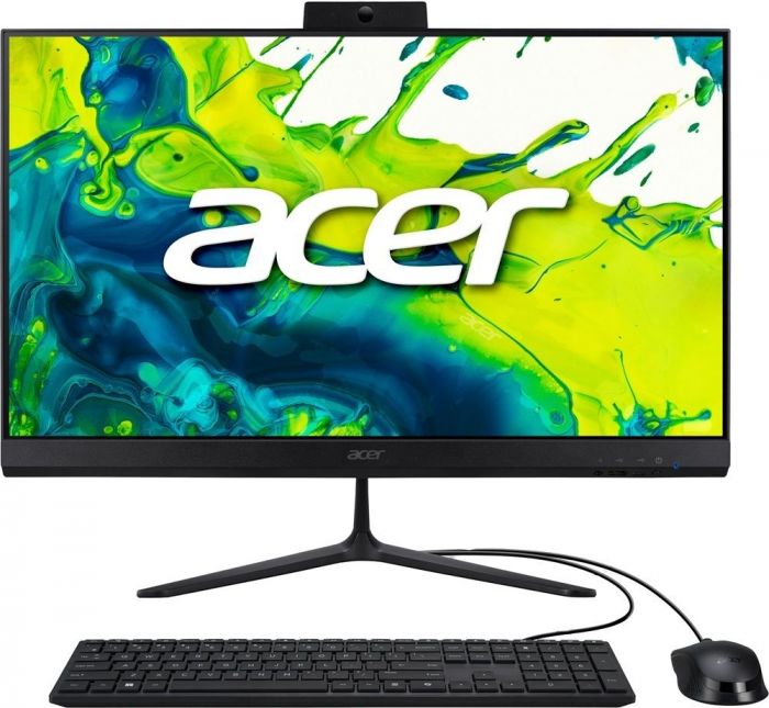 Комп'ютер персональний моноблок Acer Aspire C24-2G 23.8" FHD, AMD R5-7430U, 16GB, F512GB, UMA, WiFi, кл+м, Lin, чорний