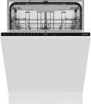 Посудомийна машина Gorenje вбудовувана, 16компл., C, 60см, AquaStop, автоматичне відчинення, сенсорн.упр, 3 кошики, білий