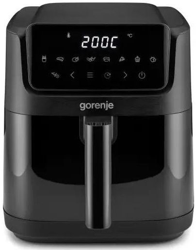Мультипіч Gorenje 1800Вт, чаша-6.3л, сенсорне управл., 8 авто. програм, пластик+метал, чорний