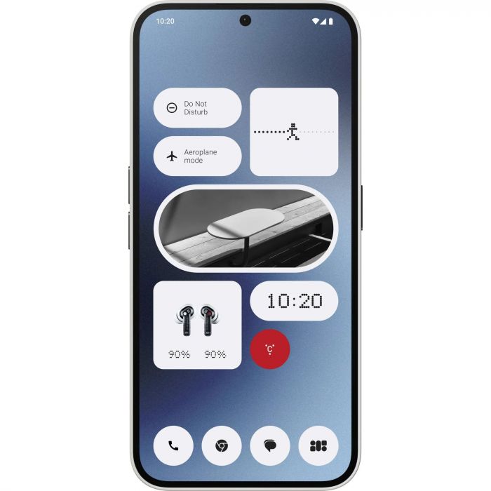 Смартфон Nothing Phone (2a) 6.7" 12/256ГБ, 2SIM, 5000мА•год, білий