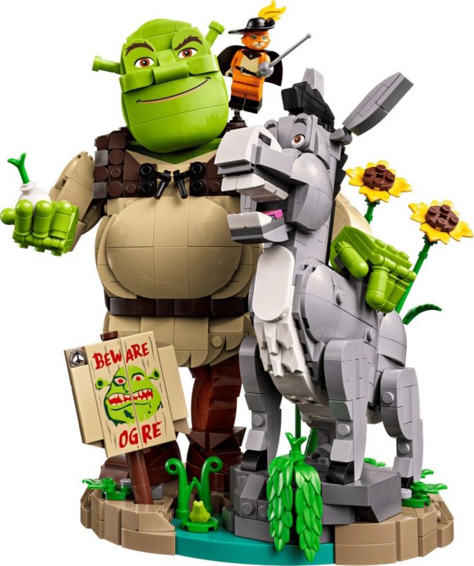 Конструктор LEGO Shrek Шрек, Віслюк і Кіт в чоботях