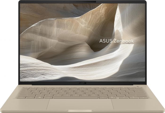 Ноутбук ASUS Zenbook A14 UX3407NA-QD080W 14" WUXGA OLED, Qualcomm X2 Elite X2E88100, 16GB, F512GB, UMA, Win11, Бежевий