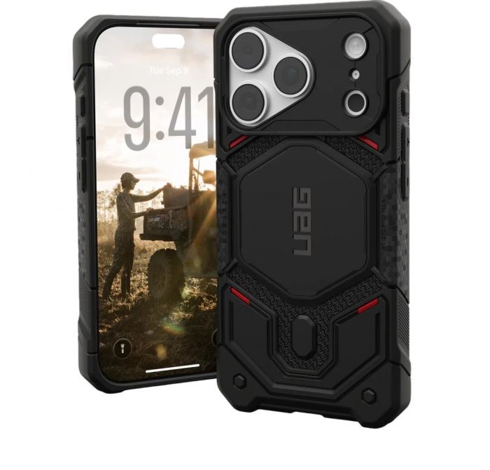 Чохол UAG для iPhone 18 Pro, Monarch Pro Magsafe, Kevlar Black