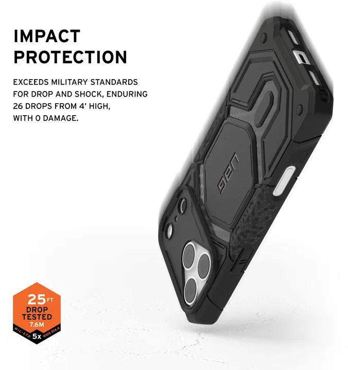 Чохол UAG для iPhone 18 Pro Max, Monarch Pro Magsafe, Carbon Fiber