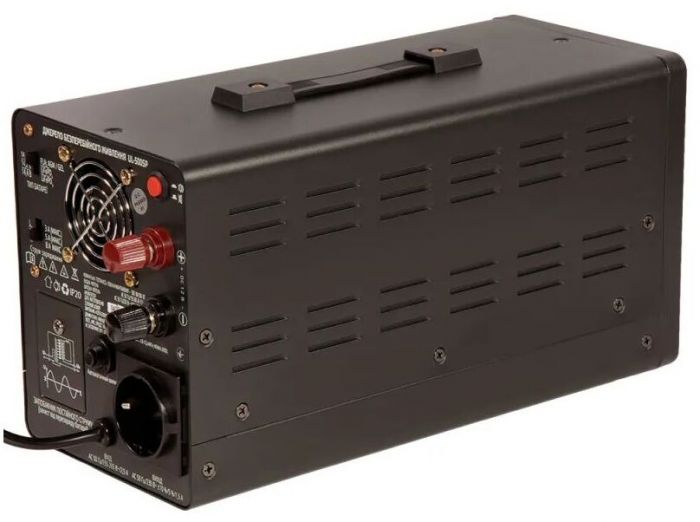 Джерело безперебійного живлення Vitals UL-500sp, 500VA/300W, LCD, 1xSchuko, на зовнішні АКБ 12В
