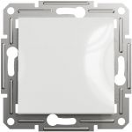 Перемикач 1-клавішний Schneider Electric, Asfora (білий, без рамки)