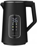 Електрочайник Ardesto, 1.7л, LED дисплей, подвійні стінки, налаштування температури, Strix, матовий,чорний