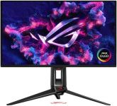 Монітор Asus 26.5" ROG Swift OLED PG27UCDM 2xHDMI, DP, USB-C, 3xUSB, QD-OLED, 3840x2160, 240Hz, 0.03ms, DCI-P3 99%, G-SYNC, FreeSync, Pivot, HDR400