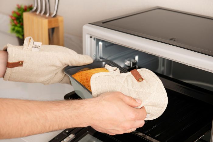 Прихватка Ardesto Oliver, беж, 20х20см, 100% бавовна (напов. ватин)