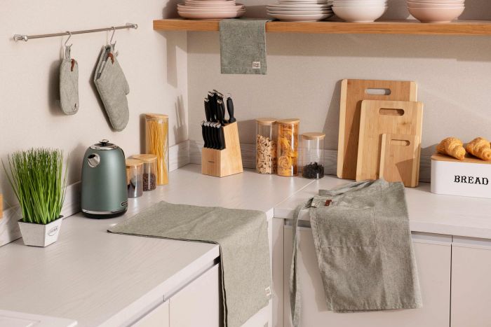 Прихватка Ardesto Oliver, зелений, 20х20см, 100% бавовна (напов. ватин)