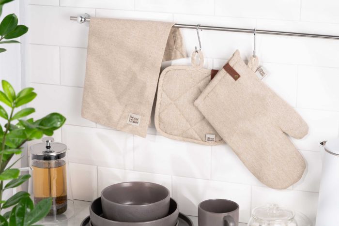 Рукавичка Ardesto Oliver, беж,100% бавовна (напов. ватин)