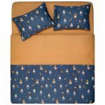 КПБ 1,5сп Ardesto Gloria, підковдра 160х220см, простирадло 160х220см, наволочки (2) 50х70см, 100% бавовна, сатин, ведмедики синій