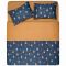 КПБ 1,5сп Ardesto Gloria, підковдра 160х220см, простирадло 160х220см, наволочки (2) 50х70см, 100% бавовна, сатин, ведмедики синій