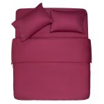 Простирадло Ardesto Mix&Match, 180х240см, 100% бавовна, сатин, ягідний