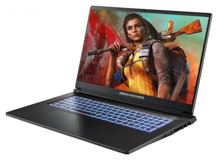 Ноутбук Dream Machines RT5060-17 17.3FHD IPS, AMD R7-260, 32GB, F2TB, NVD5060-8, DOS, чорний