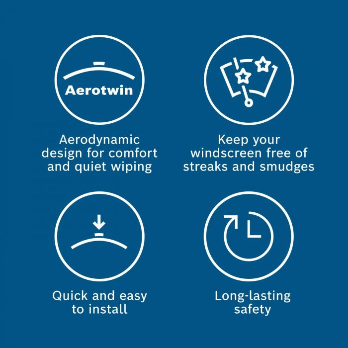 Склоочисник Bosch Aerotwin безкаркасний 650 мм (3 397 008 539)