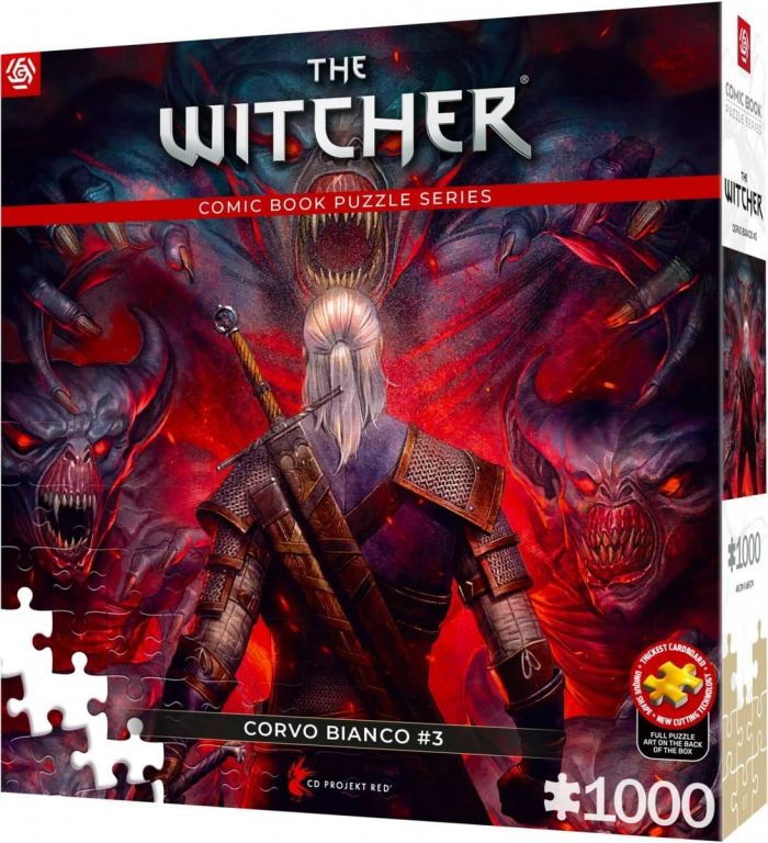 Пазл GoodLoot The Witcher Corvo Bianco 1000 од.