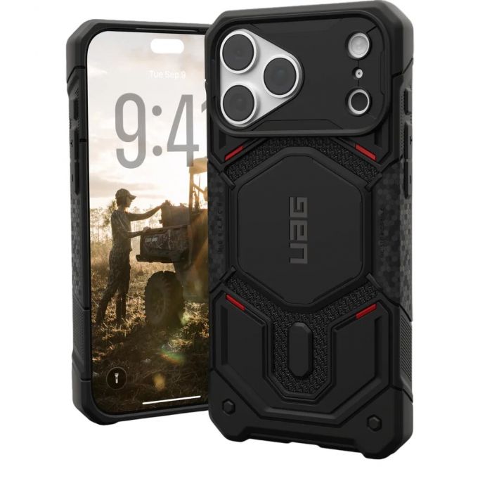 Чохол UAG для iPhone 18 Pro Max, Monarch Pro Magsafe, Kevlar Black
