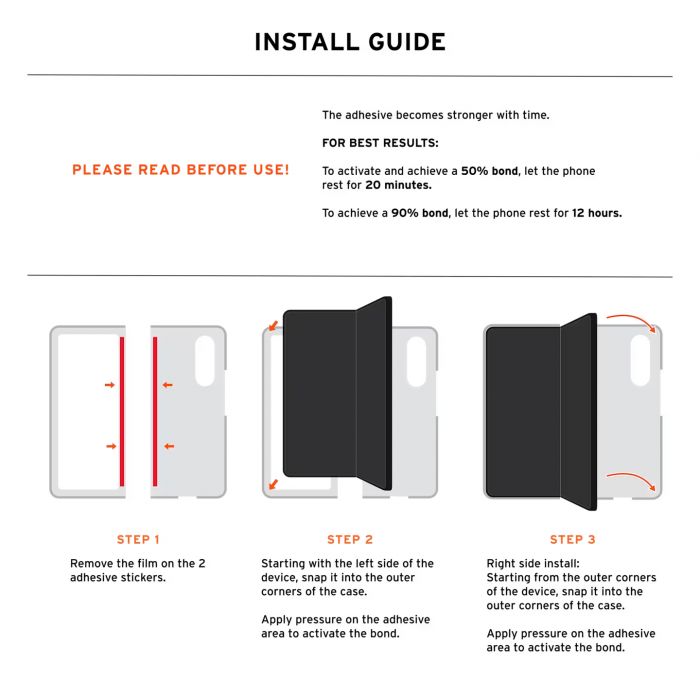 Чохол UAG для Samsung Galaxy Z Fold 8 Ultra, Mouve with Magnet, Ash