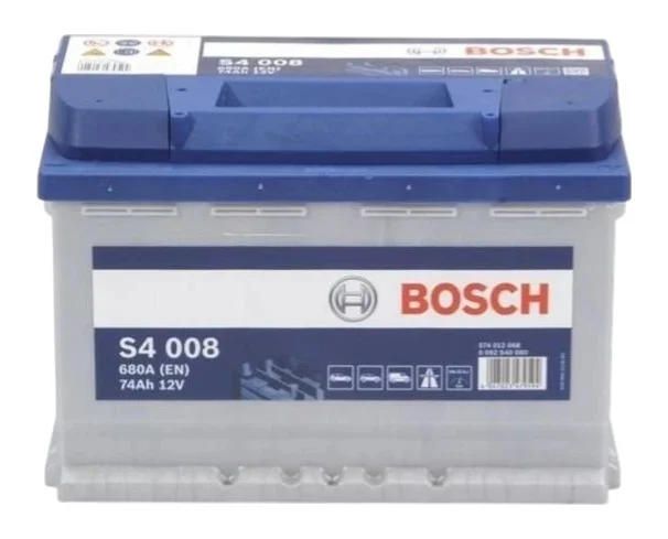 Акумулятор Bosch S4 12В 74А·год 680А R+ (0 092 S40 080)