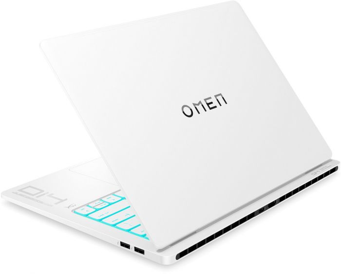 Ноутбук HP OMEN Transcend 14-fb1004ua 14" 3K OLED, Intel U9-285H, 32GB, F1024GB, NVD5070-8, DOS, білий