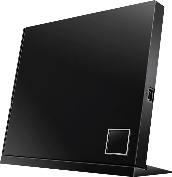 Привід оптичний портативний ASUS SBW-06D2X-U Blu-ray Combo burner M-DISC USB2.0 чорний Retail Box Slim