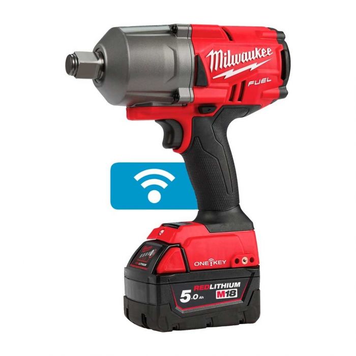 Гайковерт ударний акумуляторний Milwaukee M18 ONEFHIWF34-502X 18В АКБ 2х5А·год 2034Нм 0-1800об/хв 3/4" ЗП M12-18FC кейс 3.5кг