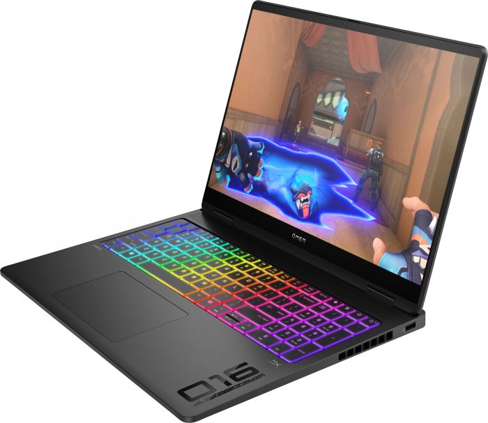 Ноутбук HP OMEN 16-ah0042ua 16" 2.5K OLED, Intel U9-275HX, 64GB, F2048GB, NVD5090-24, DOS, чорний