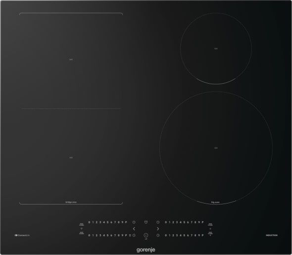 Варильна поверхня Gorenje індукційна, 60см, PowerBoost, SliderTouch, збільшена площа приготування, чорний