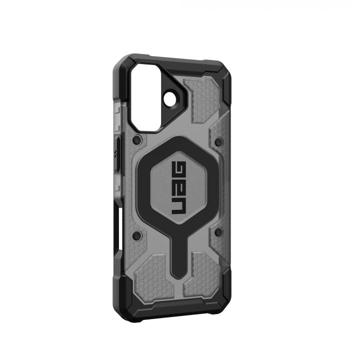 Чохол UAG для iPhone 17, Pathfinder Clear MagSafe, Ash/Black