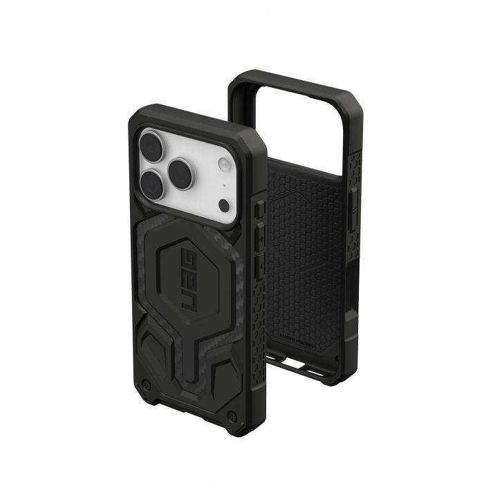 Чохол UAG для iPhone 17 Pro, Monarch Pro MagSafe, Carbon Fiber