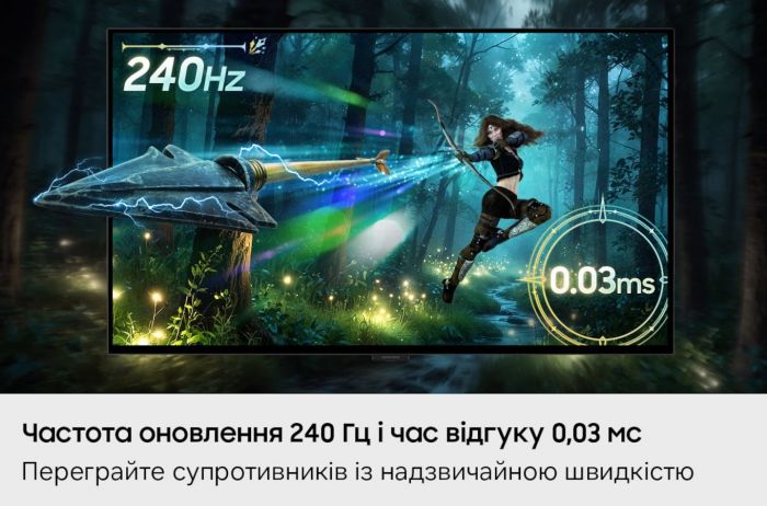 Монітор Samsung 27" Odyssey Gaming G80SH 2xHDMI, DP, USB, USB-C, MM, OLED, 3840x2160, 240Hz, 1ms