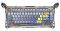 Клавіатура механічна GravaStar Mercury K1 Pro 80keys, GravaStar x Kailh Speedy Mint, BT/WL/USB, RGB, Interstellar Silver