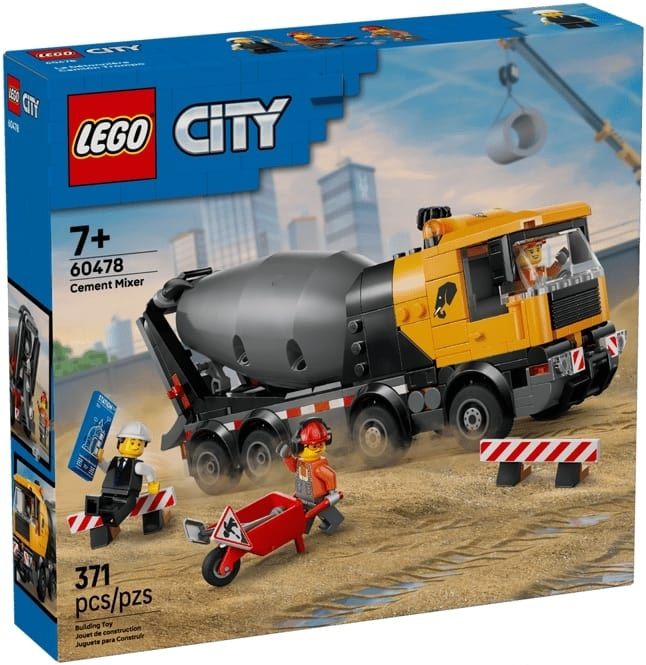 Конструктор LEGO City Бетонозмішувач