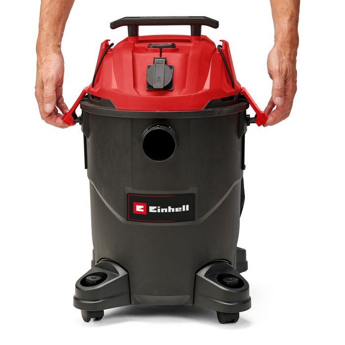 Пилосос професійний Einhell TC-VC 1825 А, 1250 Вт, пластик 25 л, 180 мбар, шланг 2.5 м, кабель 3 м, розетка 2.2 кВт, 4.2 кг